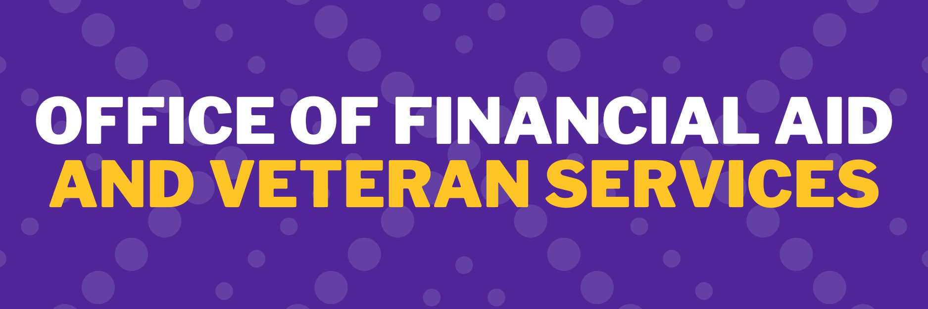 Office of Financial Aid and Veteran Services